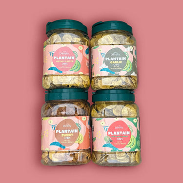 Malanga Chips Sampler Tropical Fruit Box Plantain Chips Sampler 4ct